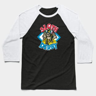 sloth derby, funny sloths Baseball T-Shirt